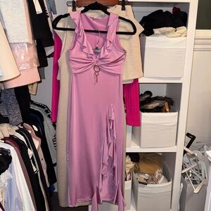 Nice Day Ruffle Skirt Set - Orchid